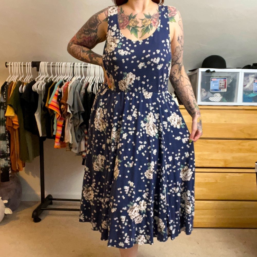 Torrid Midi Floral Dress